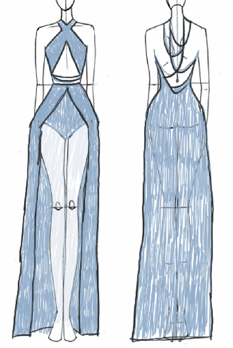 clothing sketch
